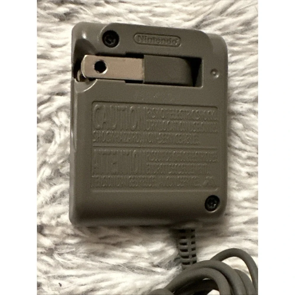 Nintendo DS Lite AC Adapter Wall Charger USG-002 Official OEM Grey